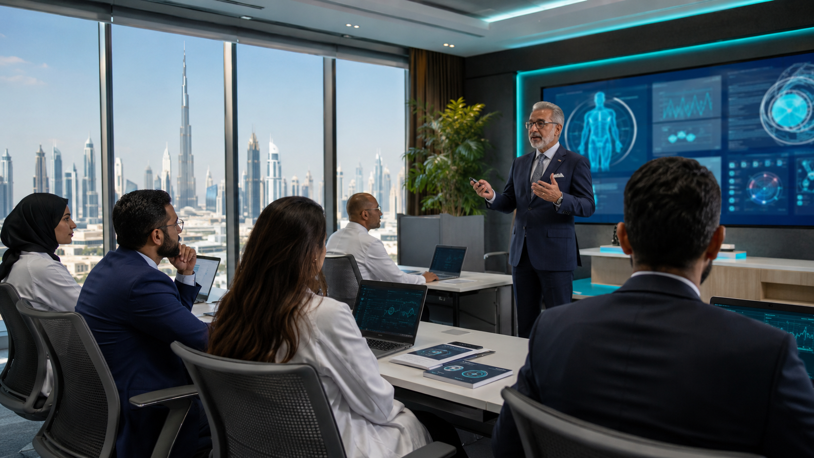 Healthcare professional training session Dubai